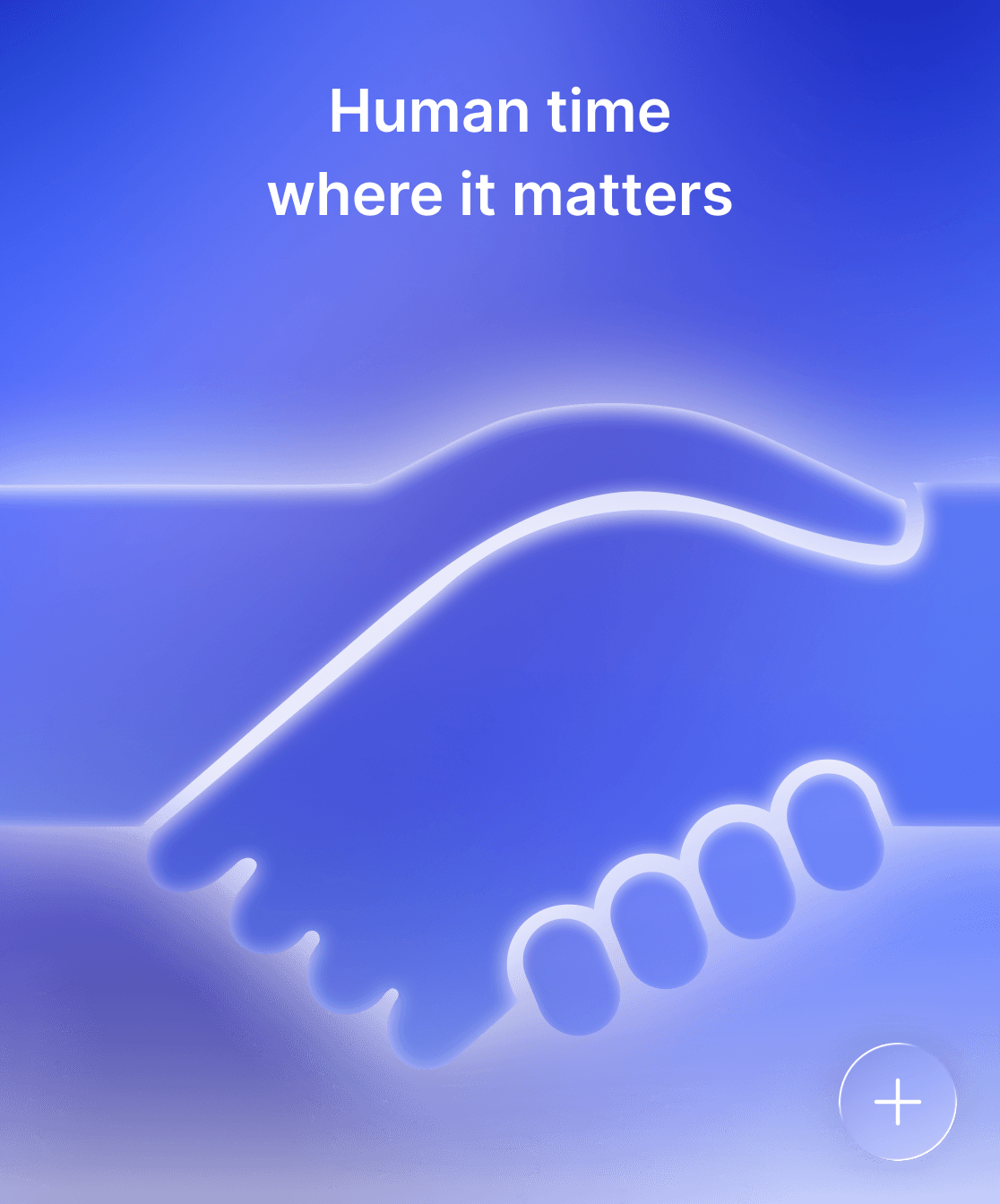Human time where it matters